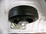 6" Swivel Caster, Rubber